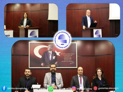 ELEKTRİK MÜHENDİSLERİ ODASI GAZİANTEP ŞUBESİ 16. OLAĞAN GENEL KURULU GERÇEKLEŞTİRİLDİ