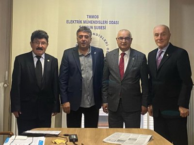 TERME BİRLİK VE DAYANIŞMA DERNEĞİ YÖNETİMİ İLE TERME ATATÜRKÇÜ DÜŞÜNCE DERNEĞİ YÖNETİMİNDEN ŞUBEMİZE ZİYARET