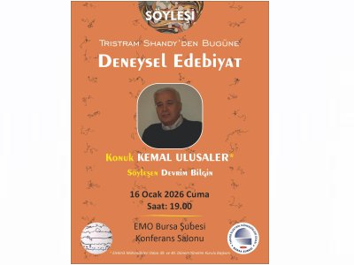SÖYLEŞİ: TRISTRAM SHANDY` DEN BUGÜNE DENEYSEL EDEBİYAT