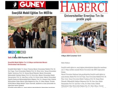 ENERJİSA MOBİL EĞİTİM TIRI MERSİN ÜNİVERSİTESİNDE