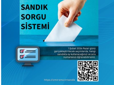 EMO İZMİR ŞUBESİ 36. OLAĞAN GENEL KURULU SANDIK SORGU SİSTEMİ YAYINA AÇILDI