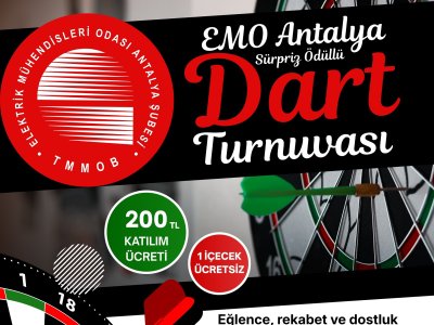 EMO ANTALYA DART TURNUVASI`NA DAVETLİSİNİZ!