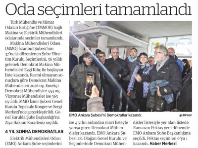 EMO KAZANILDI, GELENEK DEĞİŞMEDİ (BİRGÜN GAZETESİ, 10.02.2026)