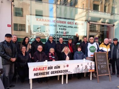 1400. GÜNÜNDE GEZİ İÇİN ADALET NÖBETİNDEYDİK