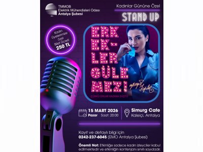 KADIN ÜYELERİMİZE ÖZEL STAND-UP ETKİNLİĞİ!