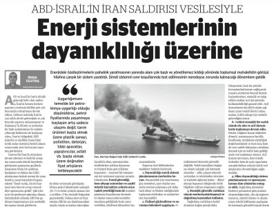 PETROLÜN ARTÇI ETKİSİ SAVAŞ VE ENERJİNİN ROLÜ (MAHİR ULUTAŞ, BİRGÜN GAZETESİ, 06.03.2026)