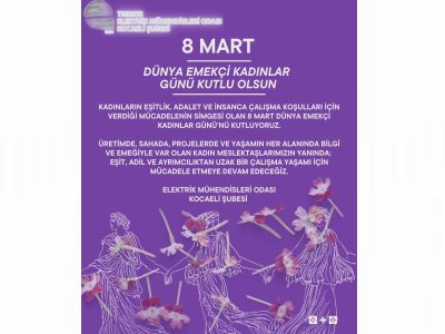 8 MART DÜNYA EMEKÇİ KADINLAR GÜNÜ KUTLU OLSUN