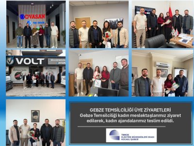 GEBZE TEMSİLCİLİĞİ ÜYE ZİYARETLERİ GERÇEKLEŞTİRİLDİ