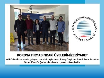 KORDSA FİRMASINDAKİ ÜYELERİMİZE ZİYARET
