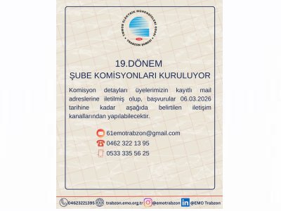 19. DÖNEM KOMİSYONLARI KURULUYOR