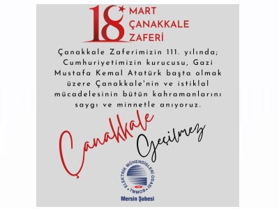 18 MART ÇANAKKALE ŞEHİTLERİNİ ANMA GÜNÜ