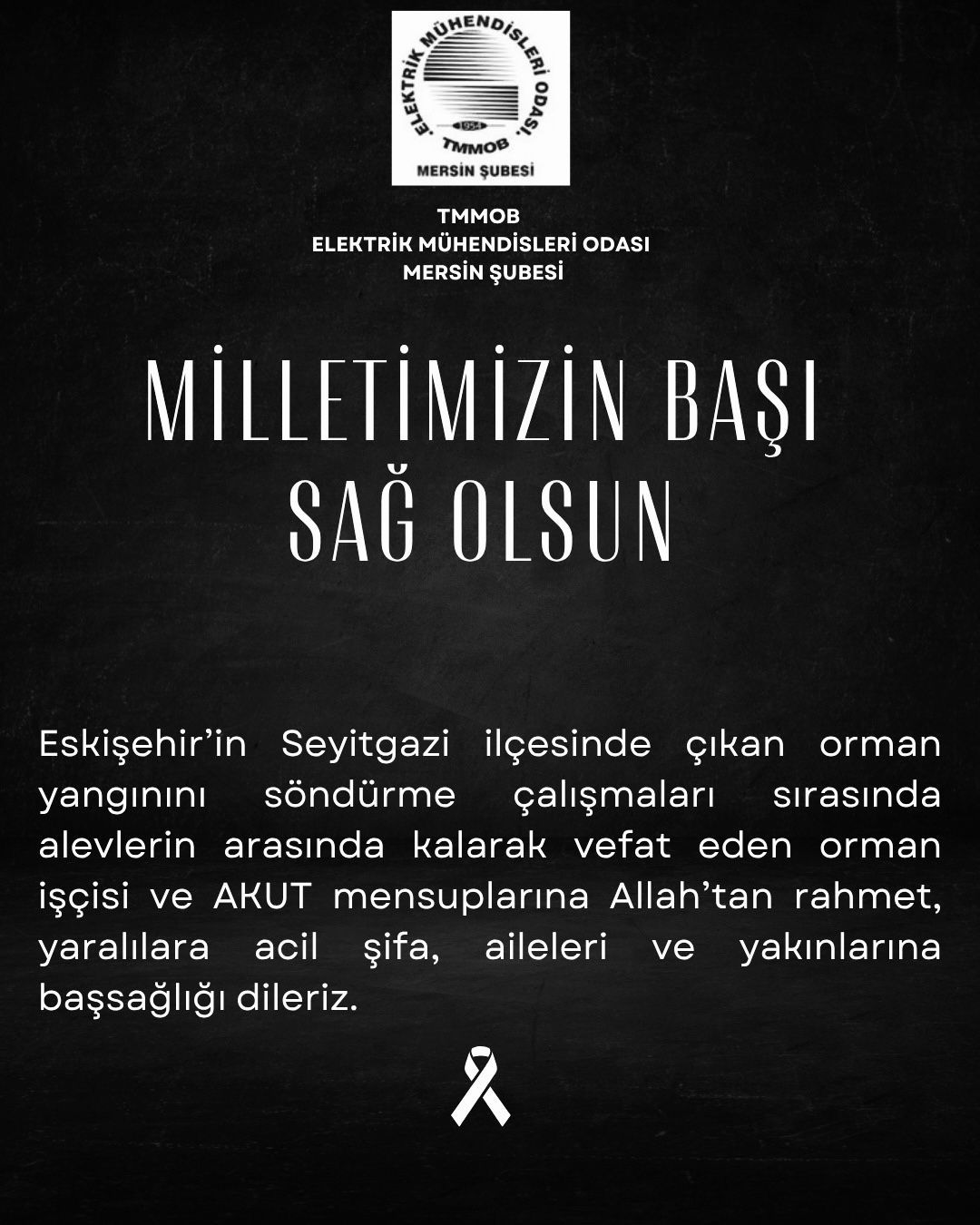 MİLLETİMİZİN BAŞI SAĞ OLSUN.