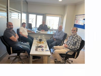 ŞUBEMİZ ÜYESİ MUSTAFA KOCAKELÇİ İŞYERİNDE ZİYARET EDİLDİ.