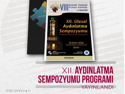 XII. ULUSAL AYDINLATMA SEMPOZYUMU PROGRAMI YAYIMLANDI