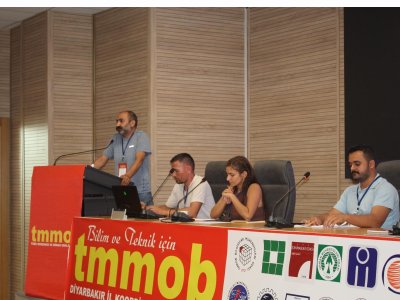 TMMOB DİYARBAKIR İKK TARAFINDAN ORGANİZE EDİLEN ÇALIŞTAYA KATILIM SAĞLANDI