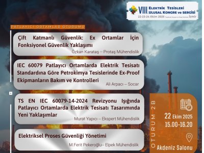 ETUK 2025 - OTURUM 2B: PATLAYICI ORTAMLARDA GÜVENLİK