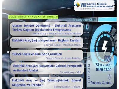 ETUK 2025 - OTURUM 8A- ELEKTRİKLİ ARAÇLAR OTURUMU