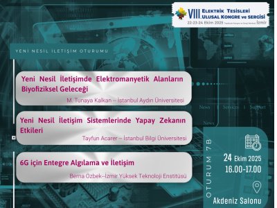 ETUK 2025 - OTURUM 7B - YENİ NESİL İLETİŞİM TEKNOLOJİLERİ