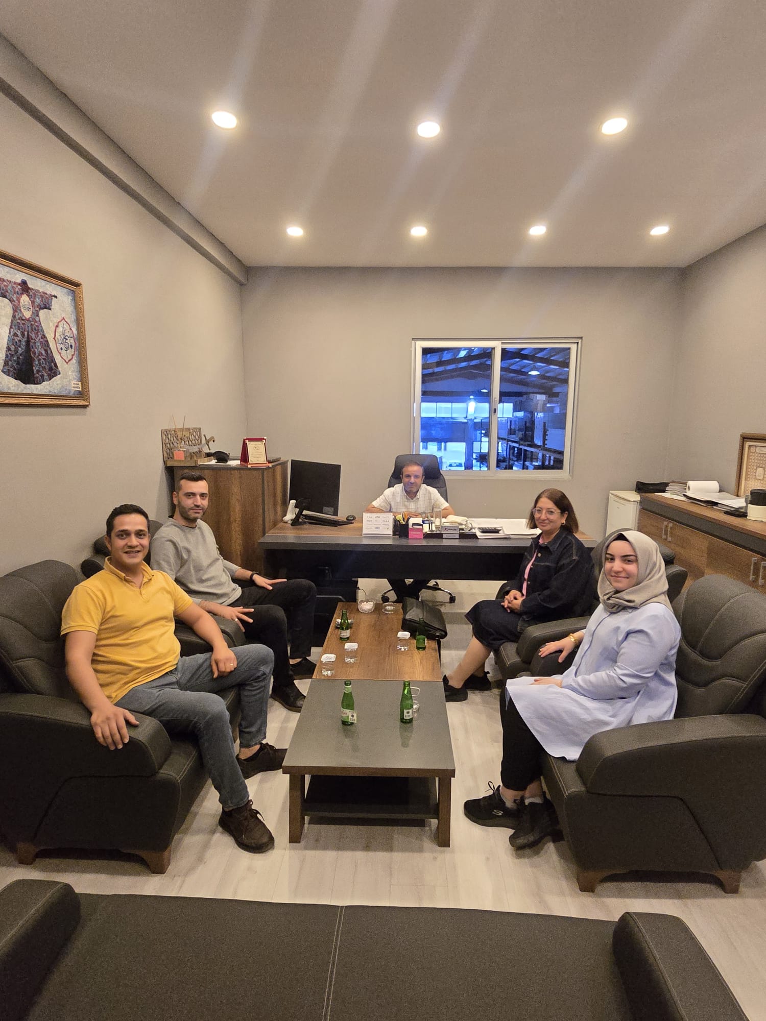 ŞUBE BAŞKANIMIZ İSLİM ARIKAN, ANASSA ASANSÖR FİRMASNI  VE BİRİMDEKİ MESLEKTAŞLARIMIZI ZİYARET ETTİ.