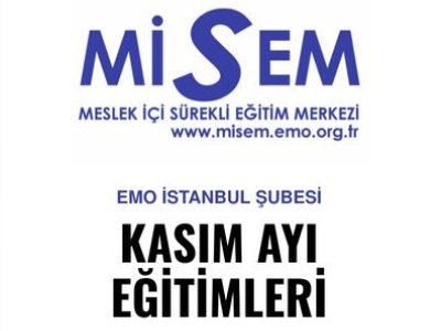 KASIM AYI MİSEM EĞİTİMLERİMİZ DEVAM EDİYOR