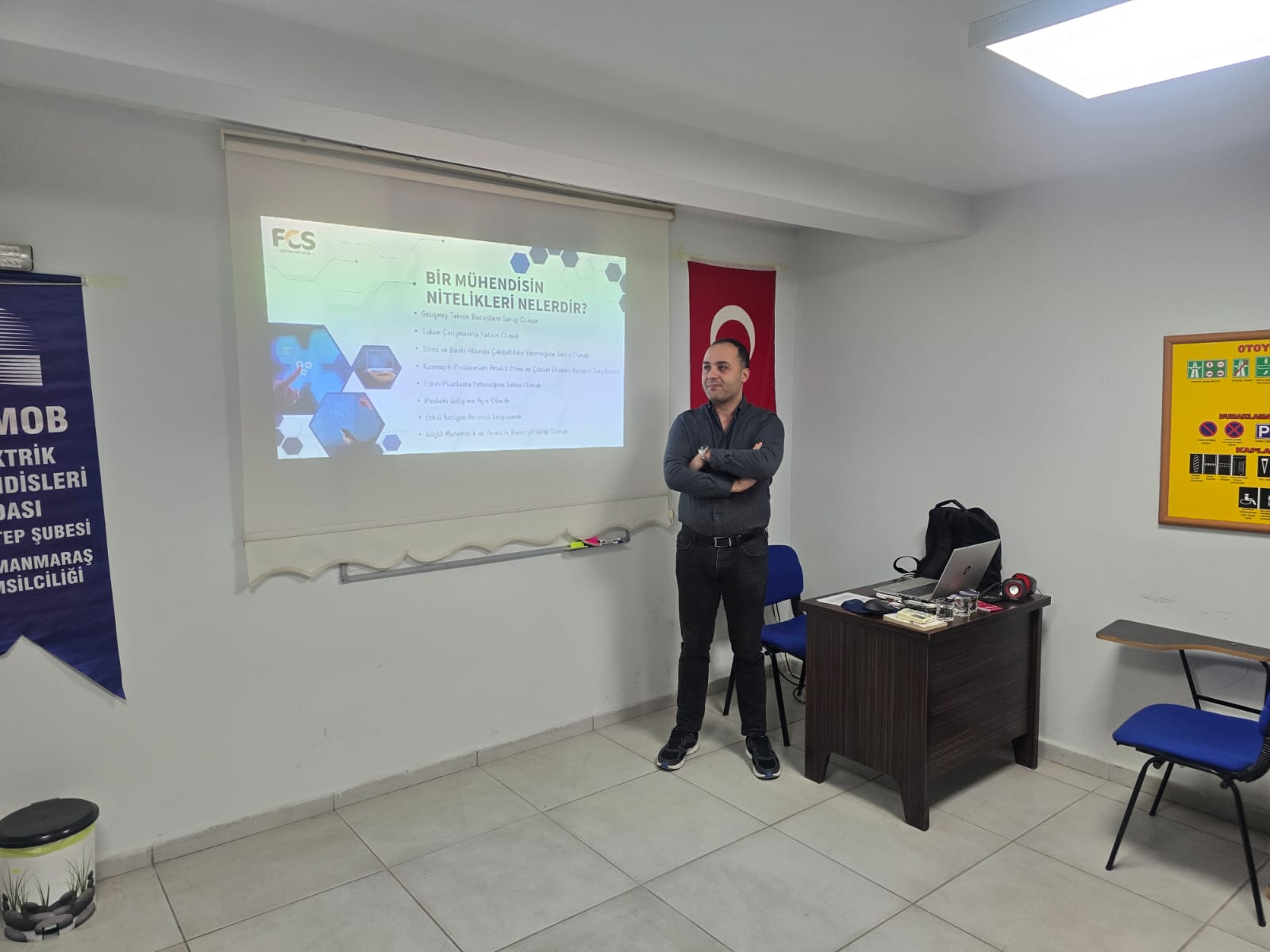 KAHRAMANMARAŞ TEMSİLCİLİĞİMİZDE,
MÜHENDİSLİKTE UYGULAMA EĞİTİMLERİ KAPSAMINDA, “METRAJ, HAKEDİŞ VE KESİN HESAP EĞİTİMİ” ÜYELERİMİZİN YOĞUN KATILIMI VE İLGİSİ İLE TAMAMLANDI. EĞİTMENİMİZ ELEKTRİK ELEKTRONİK YÜKSEK MÜHENDİSİ SN. F.CEMAL SAVAŞ’ A DEĞER