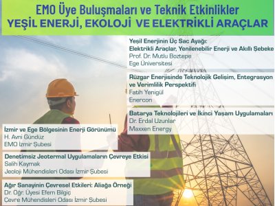 ÜYE BULUŞMALARI: YEŞİL ENERJİ, EKOLOJİ  VE ELEKTRİKLİ ARAÇLAR