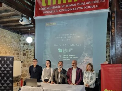 “12 KASIM 1999” DÜZCE DEPREMİ’NİN 26. YILI BASIN AÇIKLAMASI