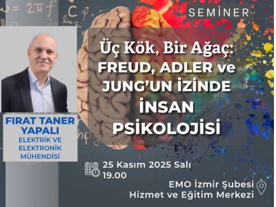 SEMİNER: ÜÇ KÖK, BİR AĞAÇ: FREUD, ADLER VE JUNG’UN İZİNDE İNSAN PSİKOLOJİSİ