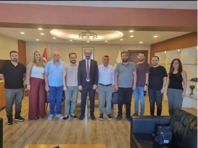 TÜRK TELEKOM MERSİN İL MÜDÜRÜNE ZİYARET