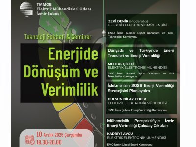 PANEL: ENERJİDE DÖNÜŞÜM VE VERİMLİLİK