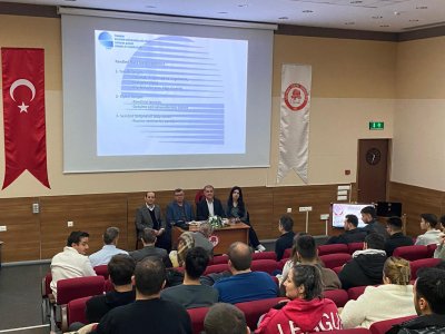 SDÜ’DE “EEM SEKTÖRDEKİ FAALİYET ALANLARI VE KARİYER OLANAKLARI” SEMİNERİ DÜZENLENDİ