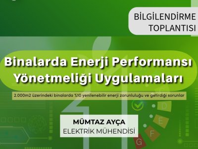 AYDIN`DA BİNALARDA ENERJİ PERFORMANSI YÖNETMELİĞİ UYGULAMALARI SEMİNERİ