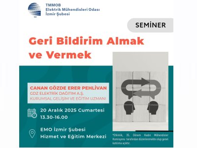 SEMİNER: GERİ BİLDİRİM ALMAK VE VERMEK