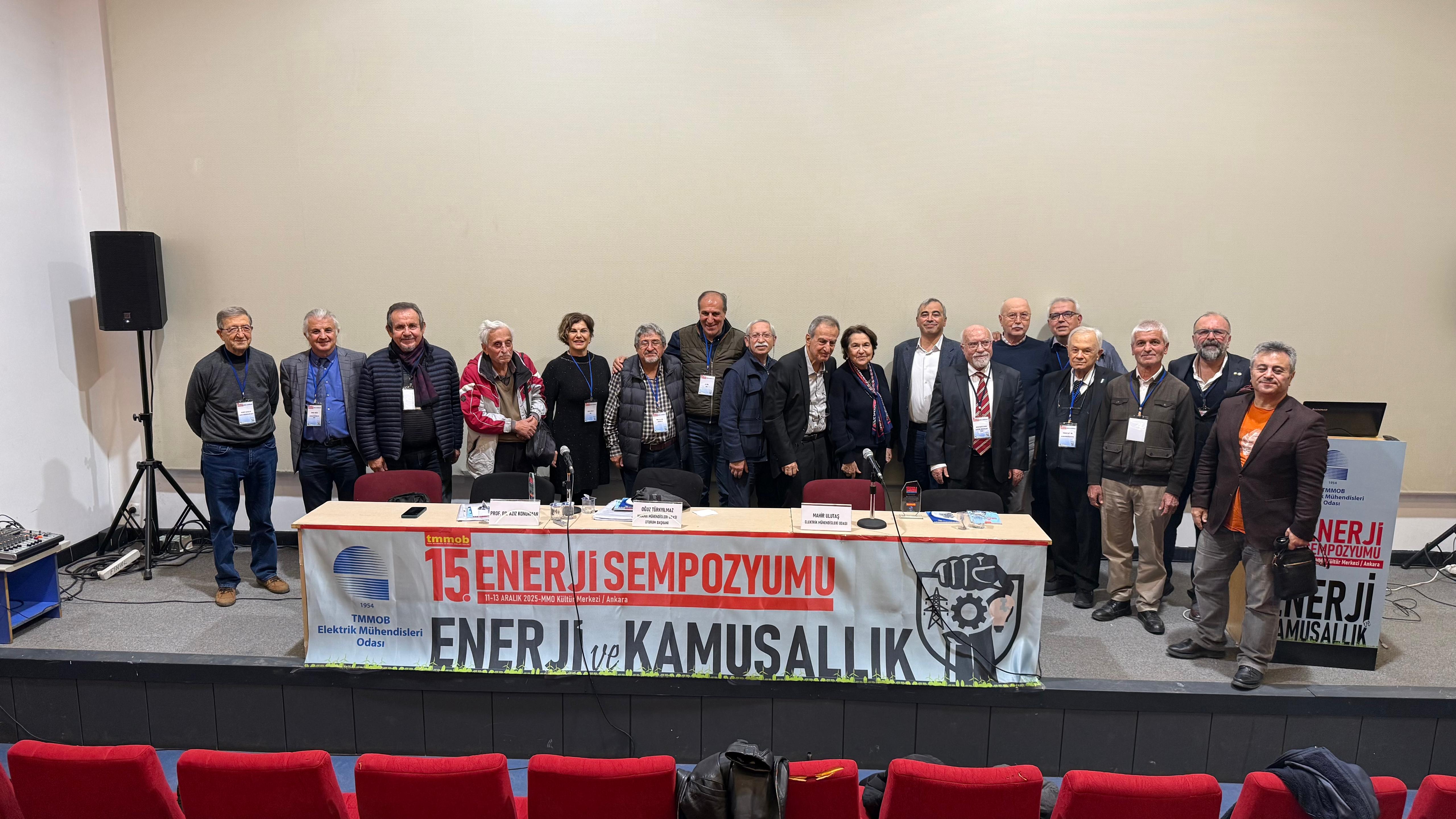 TMMOB 15. ENERJİ SEMPOZYUMU GERÇEKLEŞTİ