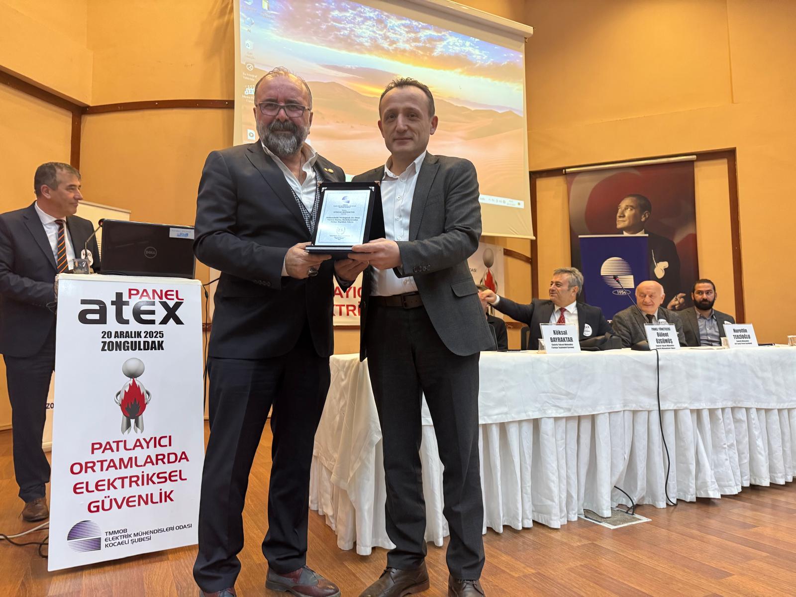 EMO ZONGULDAK TEMSİLCİLİĞİMİZ ÜYELERİNE PLAKETLERİ VERİLDİ