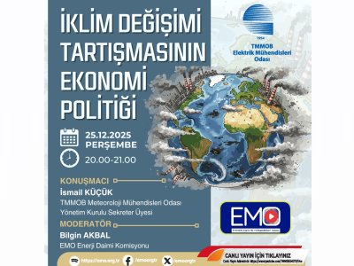 EMO TV: İKLİM DEĞİŞİMİ TARTIŞMASININ EKONOMİ POLİTİĞİ