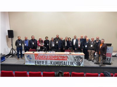 TMMOB 15. ENERJİ SEMPOZYUMU GERÇEKLEŞTİ