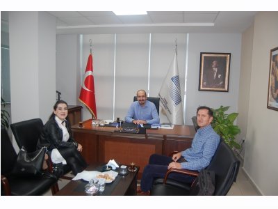 İTÜ MEZUNLAR DERNEĞİ YÖNETİM KURULU ÜYELERİ, EMO MERSİN ŞUBE BAŞKANI PROF. DR. ALKAN ALKAYA’YI ZİYARET ETTİ
