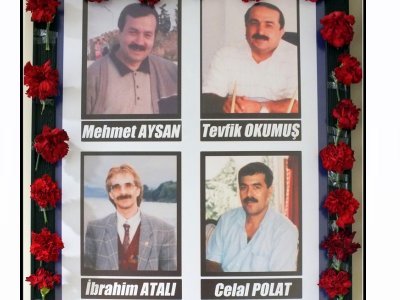 TEVFİK OKUMUŞ, İBRAHİM ATALI, CELAL POLAT VE MEHMET AYSAN`I SAYGI VE ÖZLEMLE ANIYORUZ.