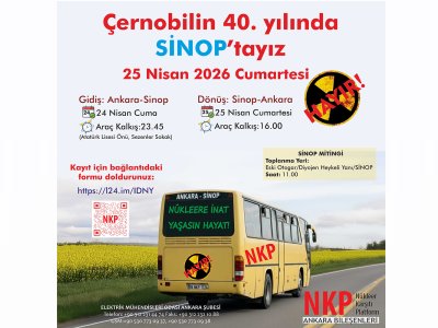 ÇERNOBİLİN 40. YILINDA SİNOP’TAYIZ