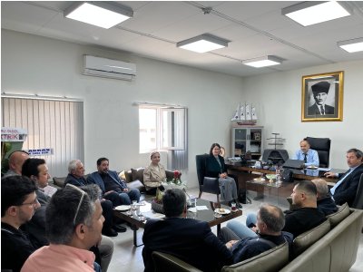 AKEDAŞ GENEL MÜDÜRÜ, MESLEKTAŞIMIZ SAYIN MUHARREM KALKAN`A HAYIRLI OLSUN ZİYARETİNDE BULUNULDU