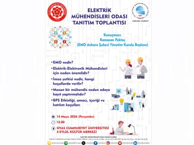 SİVAS CUMHURİYET ÜNİVERSİTESİ’NDE EMO TANITIMI YAPILACAK
