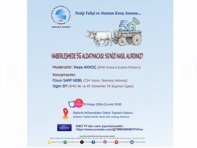 HABERLEŞMEDE 5G ALDATMACASI: 5G’NİZİ NASIL ALIRDINIZ? PANELİ DÜZENLENİYOR