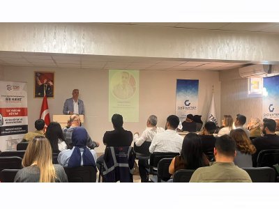 GAZİANTEP KENT KONSEYİ KOORDİNASYONUNDA, ELEKTRİK MÜHENDİSLERİ ODASI GAZİANTEP ŞUBESİ EV SAHİPLİĞİNDE, İSGUDER, İSGSEN, SER AKADEMİ İŞ BİRLİĞİYLE DÜZENLENEN `ULUSAL İŞ SAĞLIĞI VE GÜVENLİĞİ SEMİNERİ` YOĞUN KATILIMLA GERÇEKLEŞTİ.