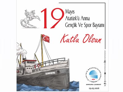 19 MAYIS ATATÜRK’Ü ANMA GENÇLİK VE SPOR BAYRAMI KUTLU OLSUN