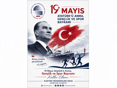 19 MAYIS ATATÜRK’Ü ANMA, GENÇLİK VE SPOR BAYRAMI`MIZ KUTLU OLSUN