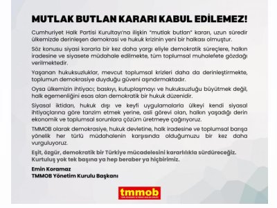 MUTLAK BUTLAN KARARI KABUL EDİLEMEZ!
