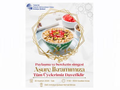 GELENEKSEL AŞURE İKRAMIMIZA TÜM ÜYELERİMİZ DAVETLİDİR!