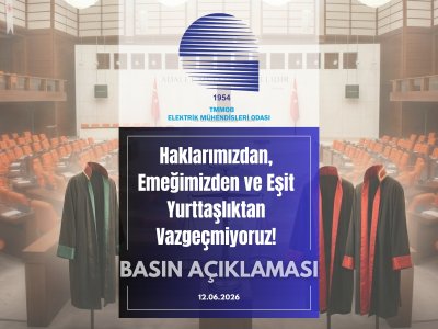 EMO`DAN 12. YARGI PAKETİ`NE TEPKİ: HAKLARIMIZDAN, EMEĞİMİZDEN VE EŞİT YURTTAŞLIKTAN VAZGEÇMİYORUZ