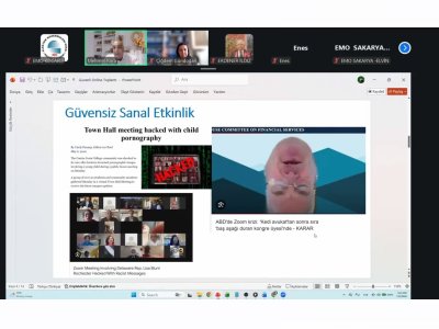 GÜVENLİ ONLINE TOPLANTI OLUŞTURMA VE YÖNETME SEMİNERİMİZİ BAŞARIYLA GERÇEKLEŞTİRDİK